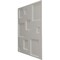 Ekena Millwork 19 5/8in. W x 19 5/8in. H Devon EnduraWall Decorative 3D Wall Panel Covers 2.67 Sq. Ft. WP20X20DEBCR - alternate 3